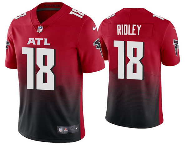 Men's Atlanta Falcons #18 Calvin Ridley New Red Vapor Untouchable Limited Stitched Jersey Men's Atlanta Falcons #18 Calvin Ridley New Red Vapor Untouchable Limited Stitched Jersey